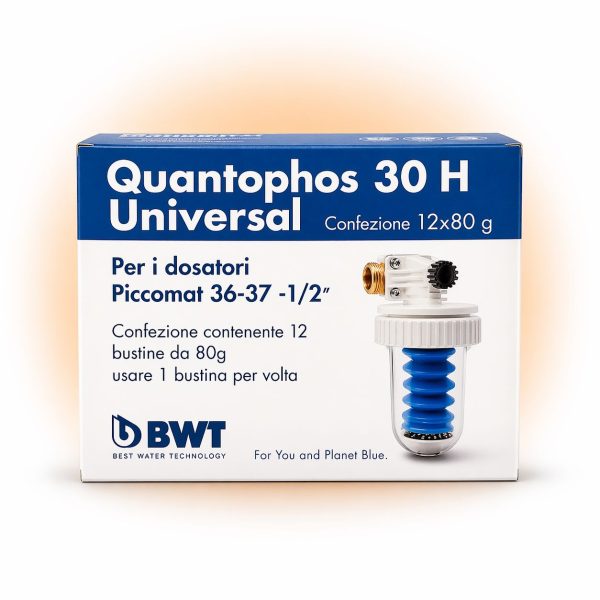 BWT Quantophos 30 H – Ricarica anticalcare in polvere 80gx12
