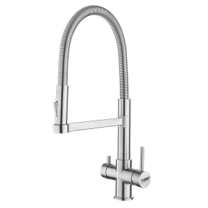 Rubinetto BWT 5 vie AISI 304 con doccetta satinato codice 16413AA